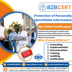 ISO 27018 Certification in USA  Cloud Privacy Protection with B2BCERT